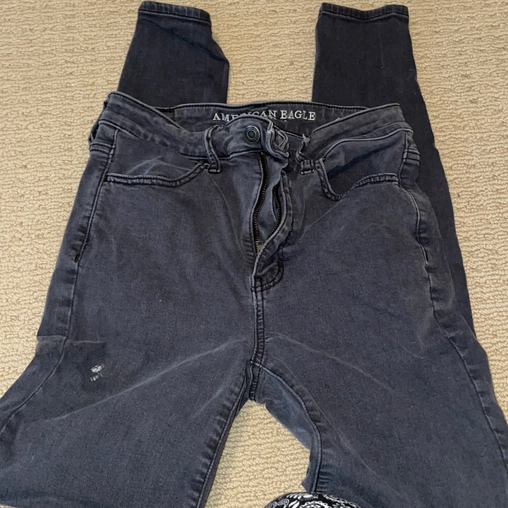 American eagle super high rise jegging